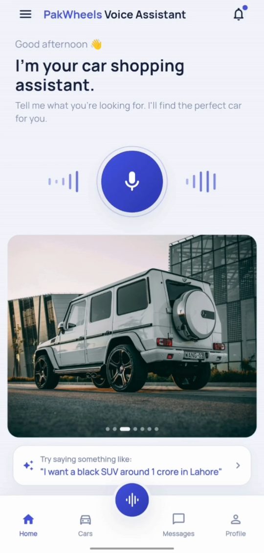 AutoVista — Find the right car by voice