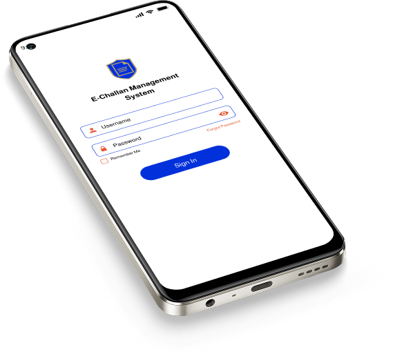 echallan phone mockup